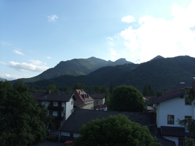 Blick vom Balkon